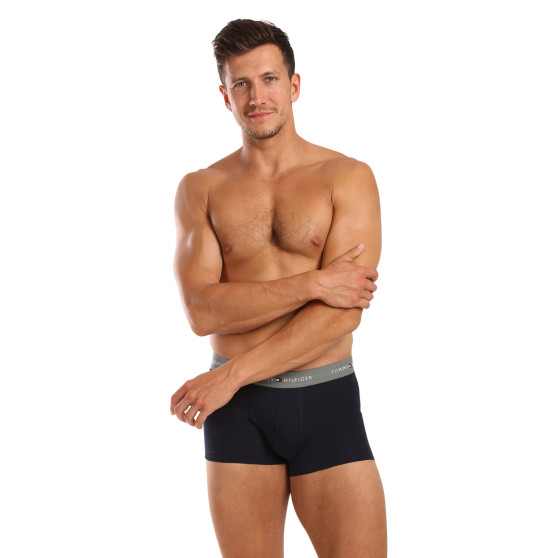 3PACK Boxershorts til mænd Tommy Hilfiger mørkeblå (UM0UM02763 0T9)