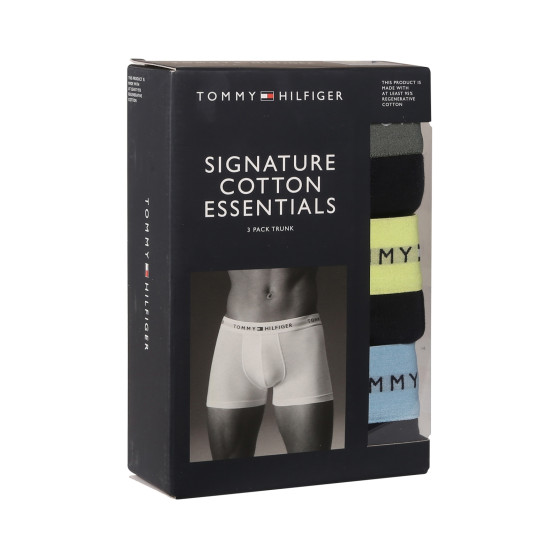 3PACK Boxershorts til mænd Tommy Hilfiger mørkeblå (UM0UM02763 0T9)