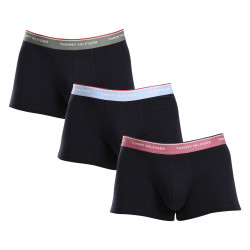 3PACK Boxershorts til mænd Tommy Hilfiger mørkeblå (UM0UM01642 0XV)