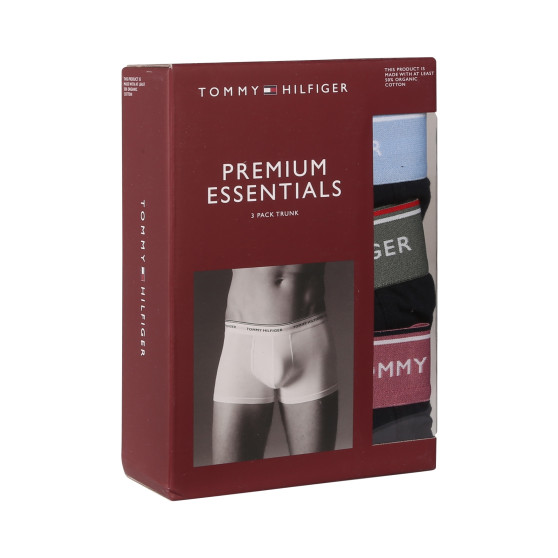 3PACK Boxershorts til mænd Tommy Hilfiger mørkeblå (UM0UM01642 0XV)