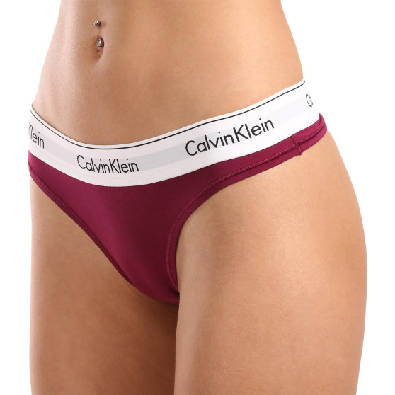 G-streng til kvinder Calvin Klein lilla (F3786E-VGP)