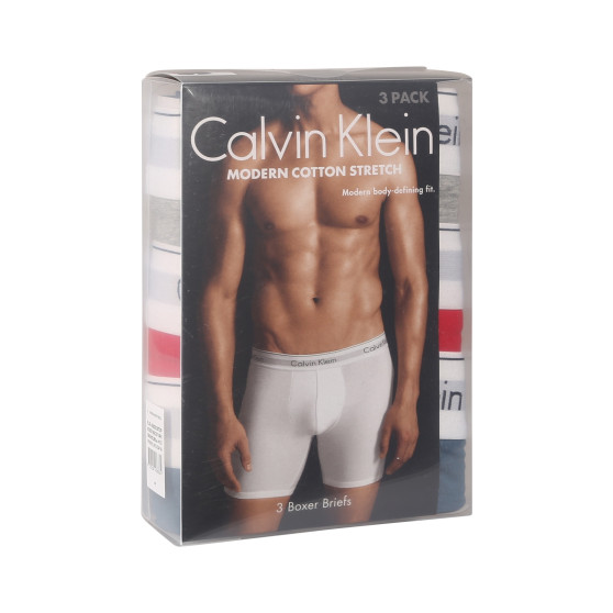 3PACK Boxershorts til mænd Calvin Klein flerfarvet (NB2381A-N2I)