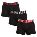 3PACK Boxershorts til mænd Calvin Klein sort (NB3612A-MDL)