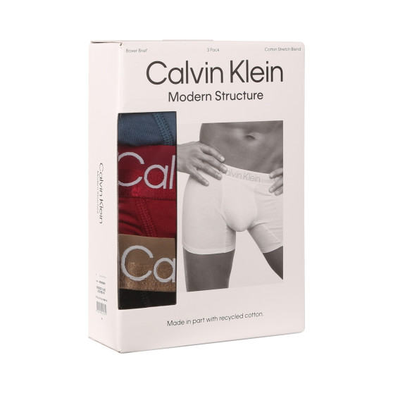 3PACK Boxershorts til mænd Calvin Klein flerfarvet (NB2971A-MCI)