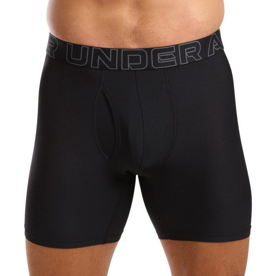 3PACK Boxershorts til mænd Under Armour sort (1383884 001)