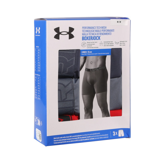 3PACK Boxershorts til mænd Under Armour flerfarvet (1383884 044)