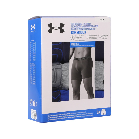 3PACK Boxershorts til mænd Under Armour flerfarvet (1383884 410)