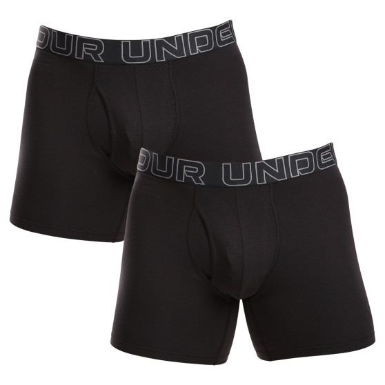 3PACK Boxershorts til mænd Under Armour sort (1383889 001)