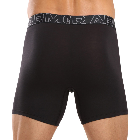 3PACK Boxershorts til mænd Under Armour sort (1383889 001)