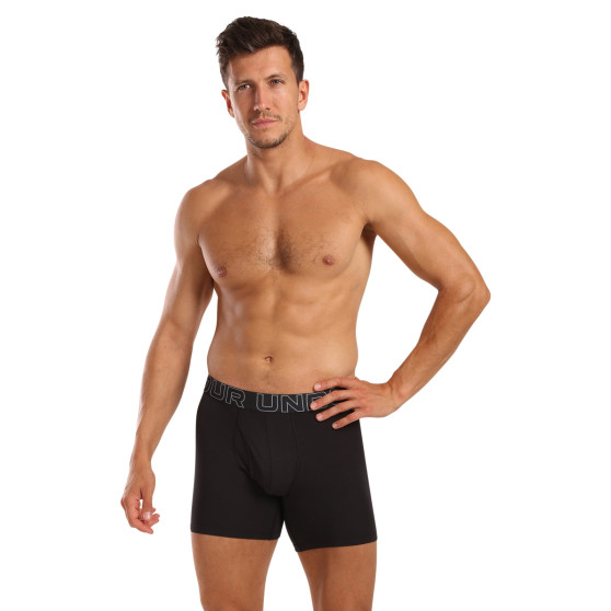 3PACK Boxershorts til mænd Under Armour sort (1383889 001)