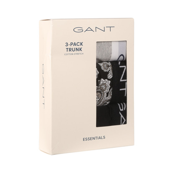 3PACK Boxershorts til mænd Gant flerfarvet (902413033-005)