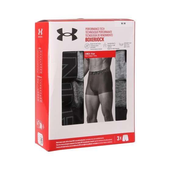 3PACK Boxershorts til mænd Under Armour flerfarvet (1383882 035)