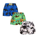 3PACK Børneshorts Styx art klassisk gummi flerfarvet (3J14779)