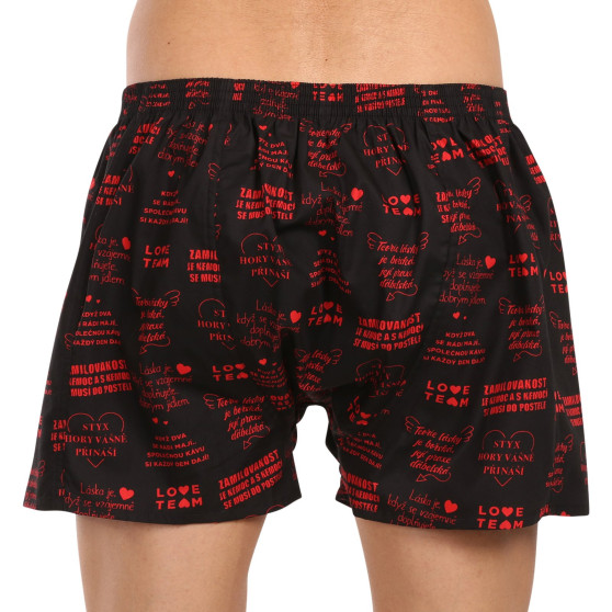 3PACK Boxershorts til mænd Styx art klassisk gummi flerfarvet (3A16477)