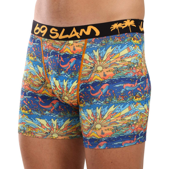 69SLAM Boxershorts til mænd DYSTOPIA (MBYDTP-PO)