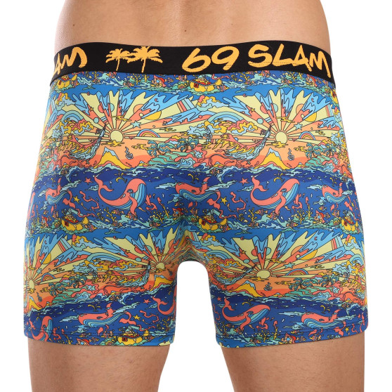 69SLAM Boxershorts til mænd DYSTOPIA (MBYDTP-PO)