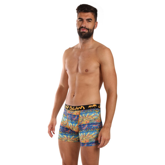 69SLAM Boxershorts til mænd DYSTOPIA (MBYDTP-PO)