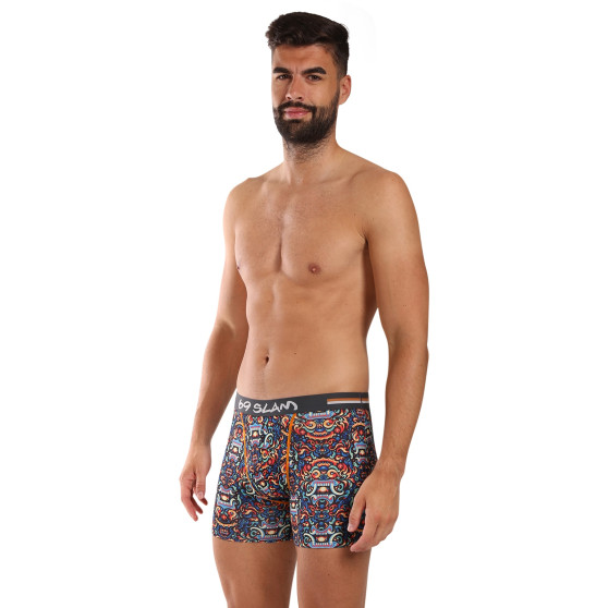 69SLAM Boxershorts til mænd TOTEM BALI (MBYTBL-PO)