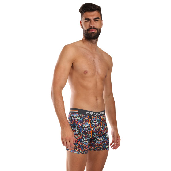 69SLAM Boxershorts til mænd TOTEM BALI (MBYTBL-PO)