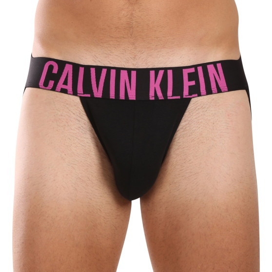 3PACK Jockstraps til mænd Calvin Klein sort (NB3606A-LXR)