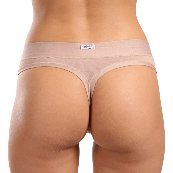 G-streng til kvinder Lovelygirl beige (3678-nude)