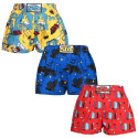 3PACK Børneshorts Styx art klassisk gummi flerfarvet (3J16909)