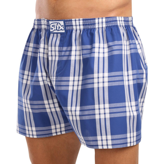 3PACK Boxershorts til mænd Styx klassisk gummi overstørrelse flerfarvet (3E103840)