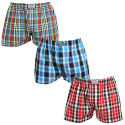 3PACK Boxershorts til mænd Styx klassisk gummi overstørrelse flerfarvet (3E103436)