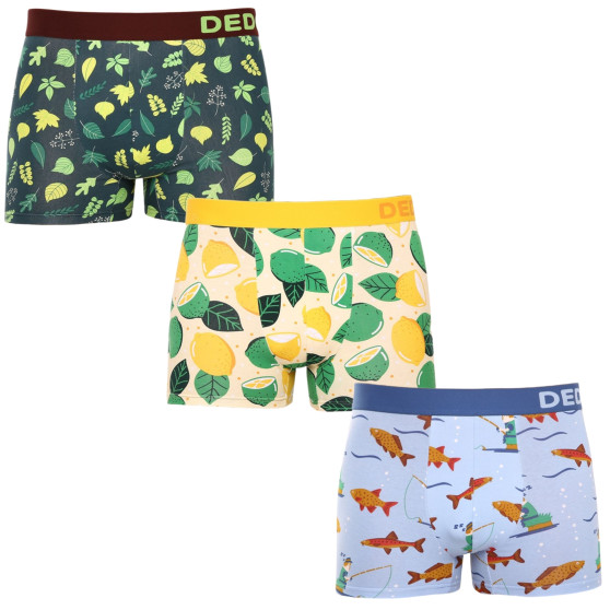 3PACK Muntre boxershorts til mænd Dedoles (19813751563)