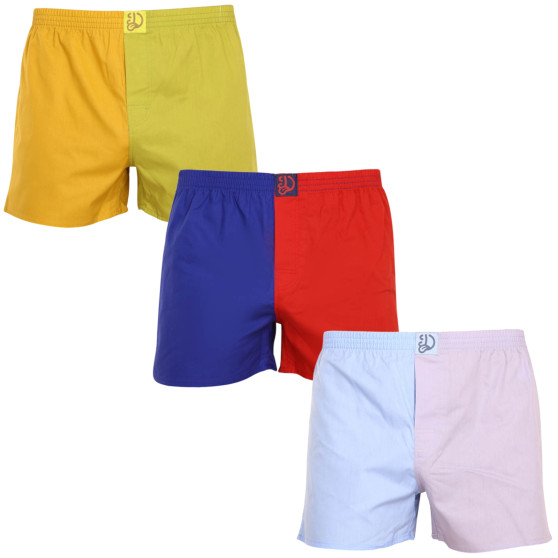 3PACK Boxershorts til mænd Dedoles flerfarvet (LB157356)