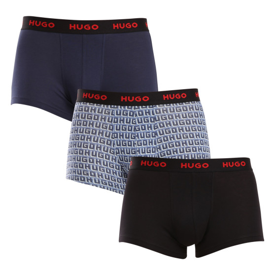 3PACK Boxershorts til mænd HUGO flerfarvet (50517894 975)