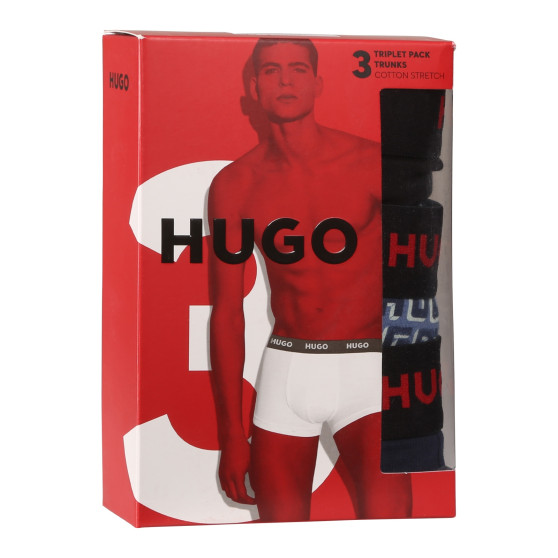 3PACK Boxershorts til mænd HUGO flerfarvet (50517894 975)