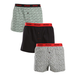 3PACK Boxershorts til mænd HUGO flerfarvet (50518079 972)