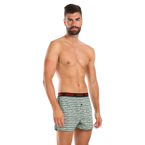 3PACK Boxershorts til mænd HUGO flerfarvet (50518079 972)