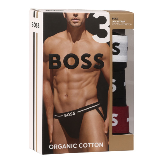 3PACK Jockstraps til mænd BOSS flerfarvet (50517823 968)