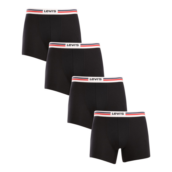 3PACK Boxershorts til mænd Levis sort (701224662 001)