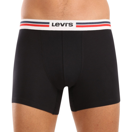 3PACK Boxershorts til mænd Levis sort (701224662 001)