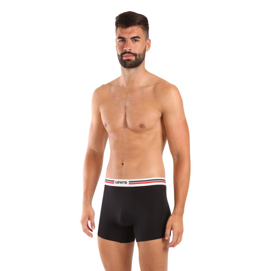 3PACK Boxershorts til mænd Levis sort (701224662 001)