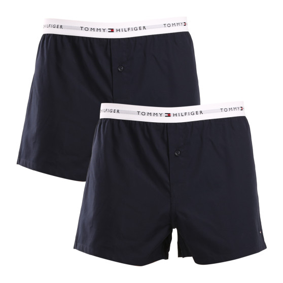 2PACK Boxershorts til mænd Tommy Hilfiger blå (UM0UM03376 0SU)