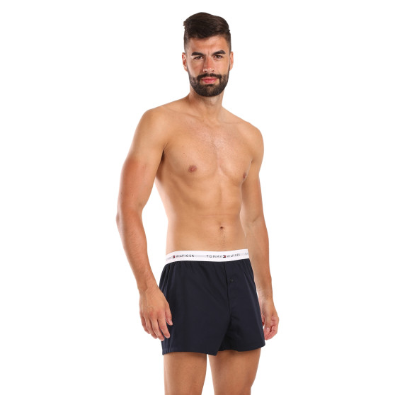 2PACK Boxershorts til mænd Tommy Hilfiger blå (UM0UM03376 0SU)