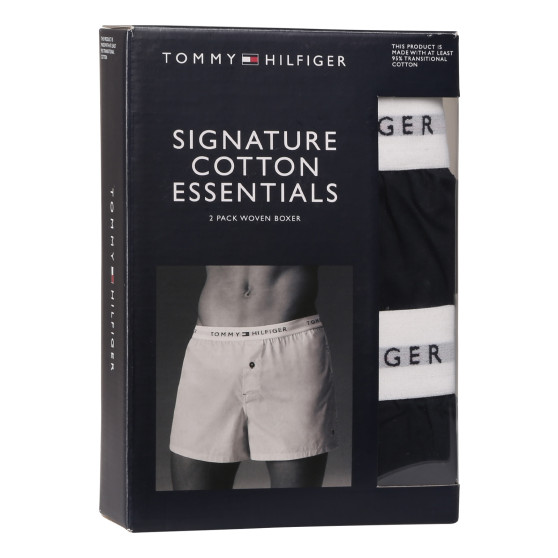 2PACK Boxershorts til mænd Tommy Hilfiger blå (UM0UM03376 0SU)