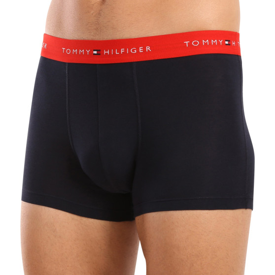 3PACK Boxershorts til mænd Tommy Hilfiger mørkeblå (UM0UM02763 0S0)