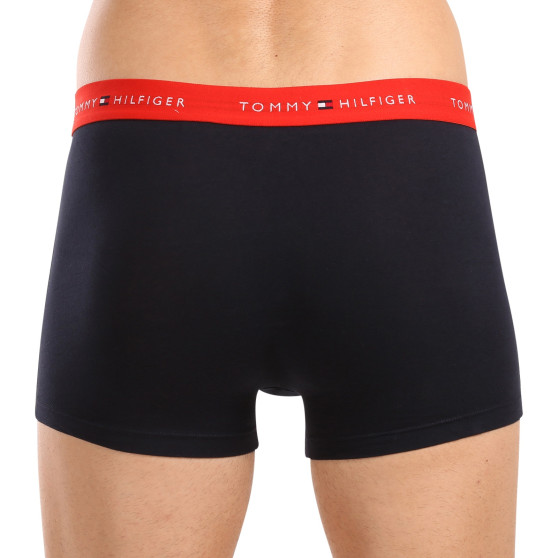 3PACK Boxershorts til mænd Tommy Hilfiger mørkeblå (UM0UM02763 0S0)