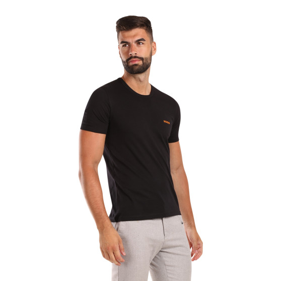 3PACK t-shirt til mænd HUGO sort (50480088 965)