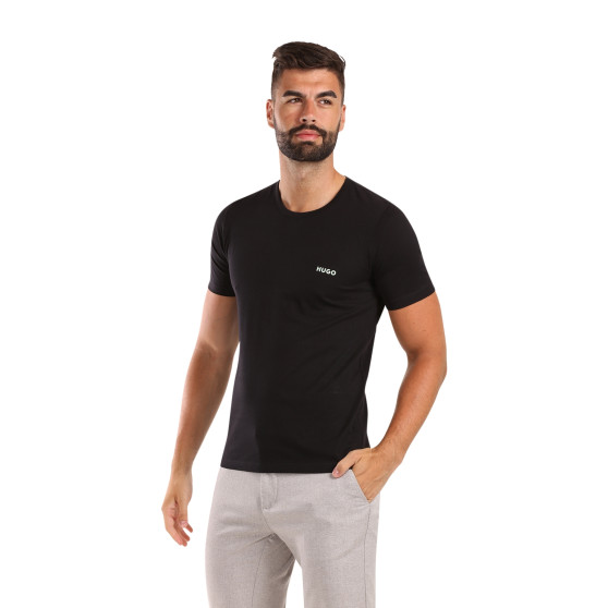 3PACK t-shirt til mænd HUGO sort (50480088 965)