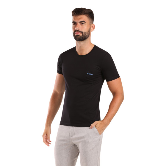 3PACK t-shirt til mænd HUGO sort (50480088 965)