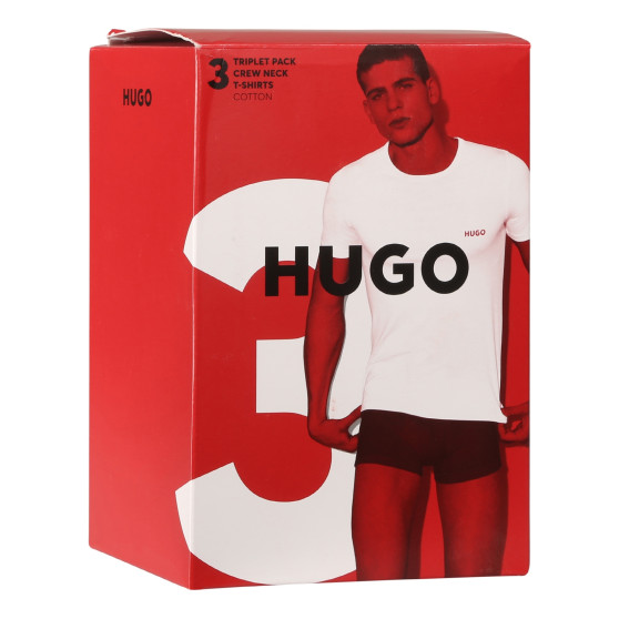 3PACK t-shirt til mænd HUGO flerfarvet (50480088 983)