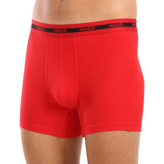 3PACK Boxershorts til mænd HUGO flerfarvet (50496723 003)