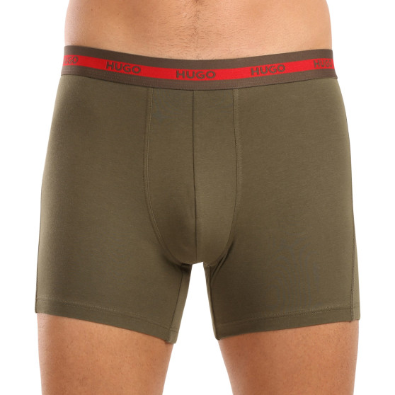 3PACK Boxershorts til mænd HUGO flerfarvet (50496723 003)