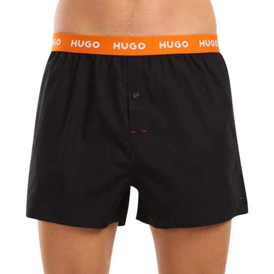 3PACK Boxershorts til mænd HUGO sort (50510216 005)